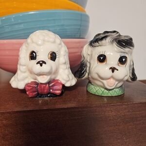 Vintage Anthropomorphic Dog Shakers Poodle